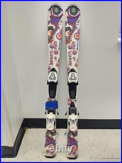 110 cm Nordica Infinite girl's junior skis with Marker bindings
