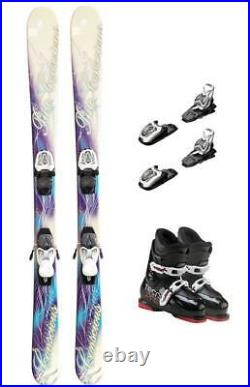 130cm Lcv Pure Skis & Marker 7.0 Bindings & Tecno-Pro Boots Mounted Package #-k2