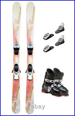 140cm Lcv Pure Skis & Marker 4.5 Bindings & Tecno-Pro Boots Mounted Package #-k2