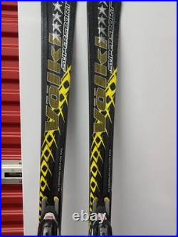 175 Volkl Supersport skis with Marker bindings