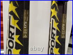 175 Volkl Supersport skis with Marker bindings