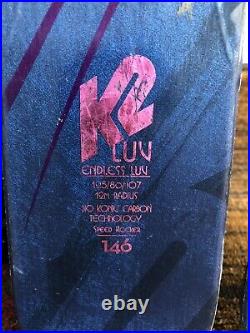 2019 K2 Endless Luv Women's System Skis with Marker ER3 11 TCX Bindings MINT