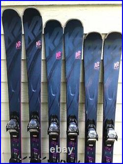 2019 K2 Endless Luv Women's System Skis with Marker ER3 11 TCX Bindings MINT