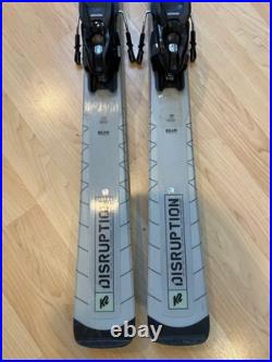 2022 Women's 163cm K2 Disruption Alliance 76 Skis Marker ERP 10.0
