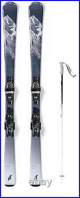 2023 Wild Belle 74 ladies snow skis 144 cm w-Bindings (+POLES @ BuyItNow) NEW
