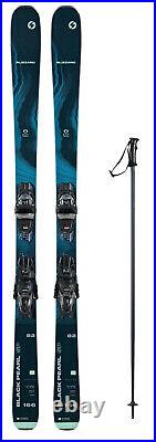 2024 Blizzard Black Pearl 82 SP ladies snow skis 145 w-Bind (+POLES at BuyItNow)