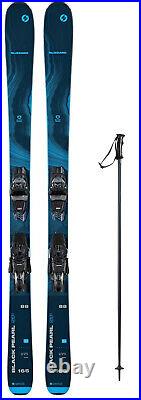 2024 Blizzard Black Pearl 88 SP ladies snow skis 147 w-Bind (+POLES at BuyItNow)