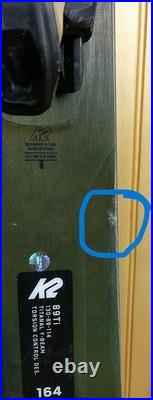 2025 K2 Mindbender 89 Ti 164cm with Marker Squire TCX Binding