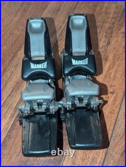 2x Two Pair Marker FasTrak M31 M 31 Ski Bindings Black Grey Adjustable Germany 2x Two Pair Marker FasTrak M31 M 31 Ski Bindings Black Grey Adjustable Germany