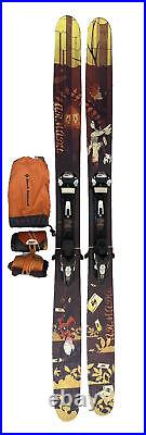 Armada JJ 185 cm Backcountry Skis With Marker Baron Bindings & Climbing Skins