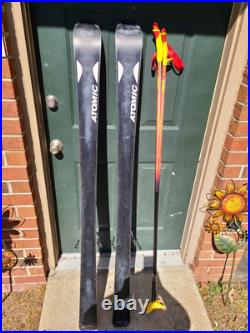 Atomic Nomad All Mountain 164cm Skis With Marker 120 Bindings 119-79-105R WithPoles Atomic Nomad All Mountain 164cm Skis With Marker 120 Bindings 119-79-105R WithPoles