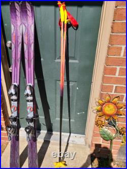 Atomic Nomad All Mountain 164cm Skis With Marker 120 Bindings 119-79-105R WithPoles Atomic Nomad All Mountain 164cm Skis With Marker 120 Bindings 119-79-105R WithPoles