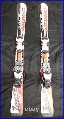 Atomic Race 7 Skis 100 Cm Kids Youth With Marker 4.5 Bindings