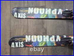 Axis Typhoon All Mountain Skis, 145cm, Older Marker Bindings SEE NOTES