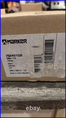 BRAND NEW! MARKER GRIFFON 13ID BLACK SKI BINDINGS W 110mm Brake