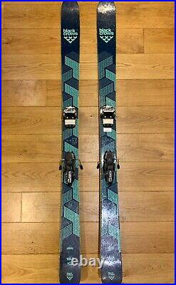 Black Crows Atris 108 skis with Marker Griffon bindings and matching poles