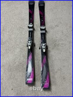Blizzard 7.6 IQ Skis 156 cm Adjustable Marker Viva TC 11 Bindings Purple Black