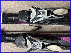 Blizzard 7.6 IQ Skis 156 cm Adjustable Marker Viva TC 11 Bindings Purple Black