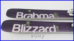 Blizzard Brahma 187 Alpine Skis, 88 underfoot with Marker Griffon 13 Bindings