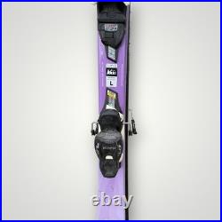 Blizzard Pearl Skis Kids 130 Purple Teal Feather Marker Bindings Downhill Alpine