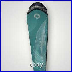 Blizzard Pearl Skis Kids 130 Purple Teal Feather Marker Bindings Downhill Alpine