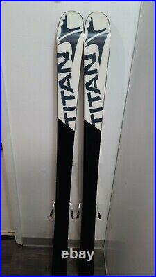 Blizzard Titan Twin Tip All Mountain Skis With Marker AT Bindings Size 173cm