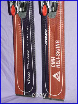 Custom CMH Heli-Skiing Atomic HELI-DADDY 160cm Skis with Marker 12.0 Free Bindings