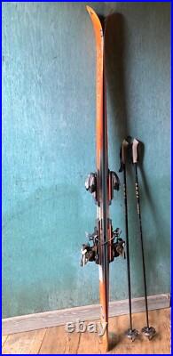 Dynastar Big Max Zero 197cm Skis withMarker Titanium Free 1200 Bindings+Leki Poles