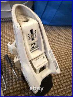 Excellent Condition Marker Squire 11 85mm White Ski Bindings GripWalk