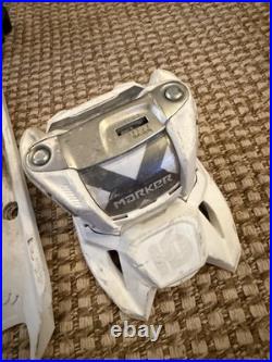 Excellent Condition Marker Squire 11 85mm White Ski Bindings GripWalk