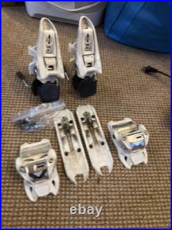Excellent Condition Marker Squire 11 85mm White Ski Bindings GripWalk