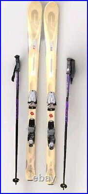 First Luv K2 Skis 107-70-97 WithMarker M900 Bindings 16mm Sideout WithPoles First Luv K2 Skis 107-70-97 WithMarker M900 Bindings 16mm Sideout WithPoles