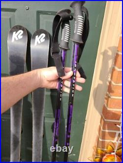 First Luv K2 Skis 107-70-97 WithMarker M900 Bindings 16mm Sideout WithPoles First Luv K2 Skis 107-70-97 WithMarker M900 Bindings 16mm Sideout WithPoles