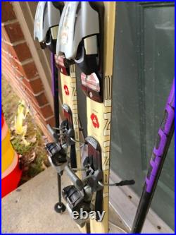 First Luv K2 Skis 107-70-97 WithMarker M900 Bindings 16mm Sideout WithPoles First Luv K2 Skis 107-70-97 WithMarker M900 Bindings 16mm Sideout WithPoles