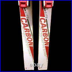 Fischer Carbonlite 175cm A 541 Downhill Skis with Marker M2E Bindings VTG