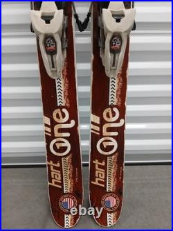Hart One 1 Skis Adjustable Marker Griffon Bindings 176 Cm
