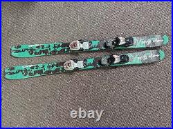Head Mojo Three Skis withMarker Bindings Size 107 Cm Color Green Condition Used