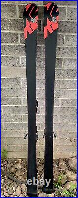 K2 AMP RICTOR all mountain skis with Rocker 174cm with Marker MX adjust. Bindings