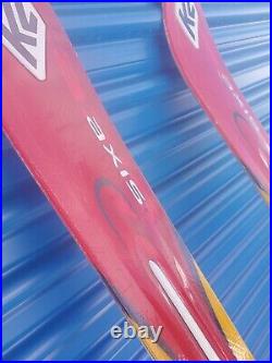 K2 Axis X 181cm Skis Red, Orange With Marker M72 Bindings 107/70/97