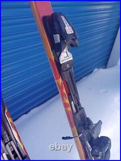 K2 Axis X 181cm Skis Red, Orange With Marker M72 Bindings 107/70/97
