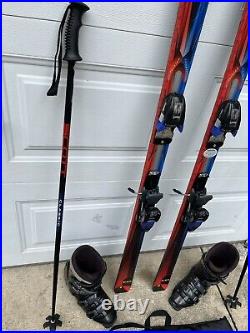 K2 Black Magic Skis Scott Poles & Bag Marker Logic 1 M7.1 EPS Bindings Skiing