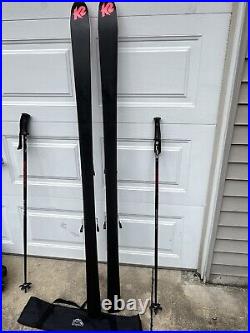 K2 Black Magic Skis Scott Poles & Bag Marker Logic 1 M7.1 EPS Bindings Skiing