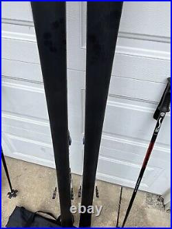 K2 Black Magic Skis Scott Poles & Bag Marker Logic 1 M7.1 EPS Bindings Skiing