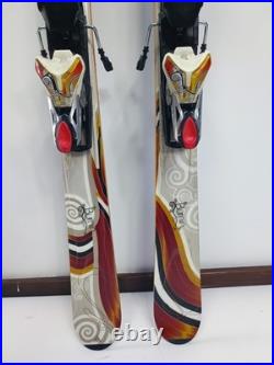 K2 Burnin Luv 156cm Ski + Marker 11 Bindings Winter Sport Snow Outdoor Fun