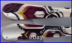 K2 Burnin Luv TNine T9 Women's Skis 149cm with Marker TC 11.0 Adj Ski Bindings