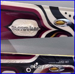 K2 Burnin Luv TNine T9 Women's Skis 149cm with Marker TC 11.0 Adj Ski Bindings