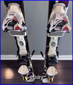 K2 Burnin Luv TNine T9 Women's Skis 149cm with Marker TC 11.0 Adj Ski Bindings