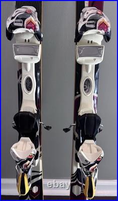 K2 Burnin Luv TNine T9 Women's Skis 149cm with Marker TC 11.0 Adj Ski Bindings