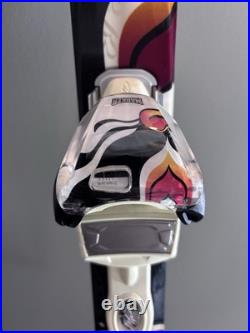 K2 Burnin Luv TNine T9 Women's Skis 149cm with Marker TC 11.0 Adj Ski Bindings