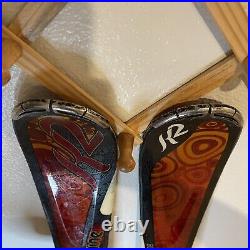 K2 Burnin' Luv TNine T9 Women's Skis 153cm with Marker adj. Bindings